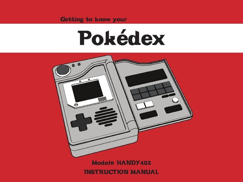 Silph Pokedex HANDY402 instruction manual