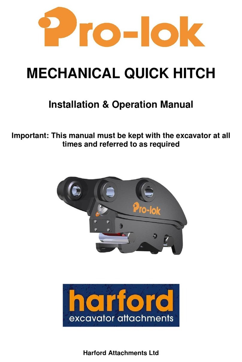 Harford Attachments Pro-lok Installation & operation manual