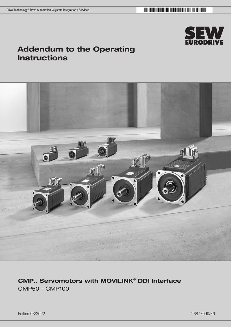 SEW-Eurodrive CMP Series Addendum to the operating instructions