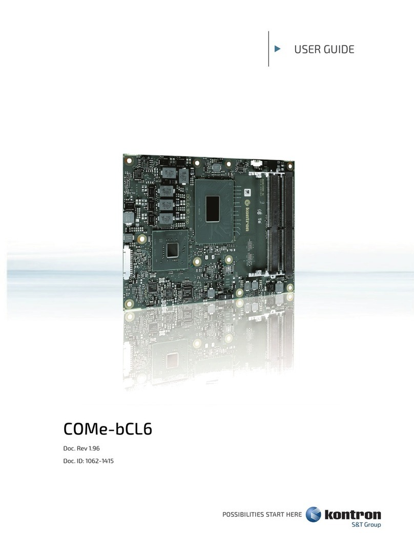 S&T kontron COMe-bCL6 user guide
