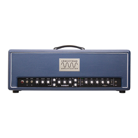 SONICTONE AMPLIFICATION PATRIOT Modern Series owner's manual