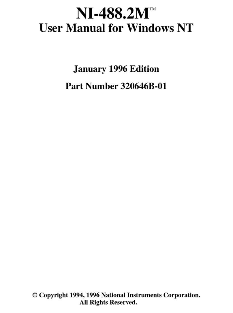 National Instruments NI-488.2M User manual