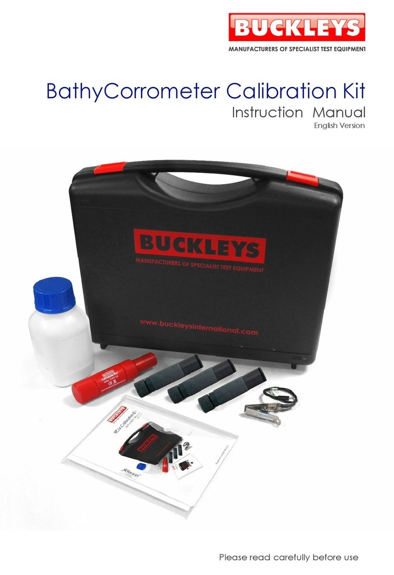 Buckleys BathyCorrometer Calibration Kit instruction manual Buckleys BathyCorrometer Calibration Kit instruction manual