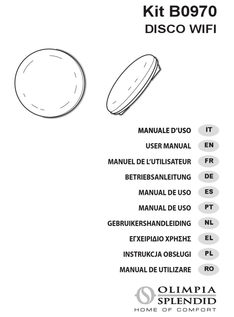 Olimpia splendid B0970 user manual