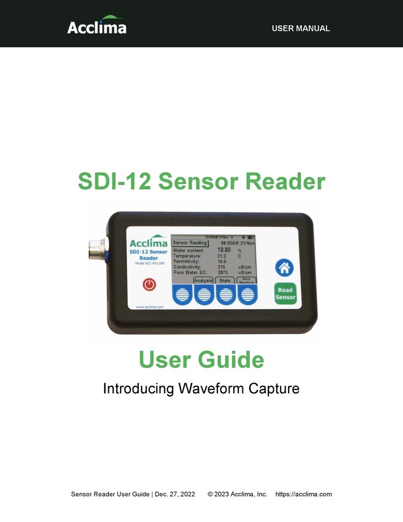 Acclima SDI-12 user manual
