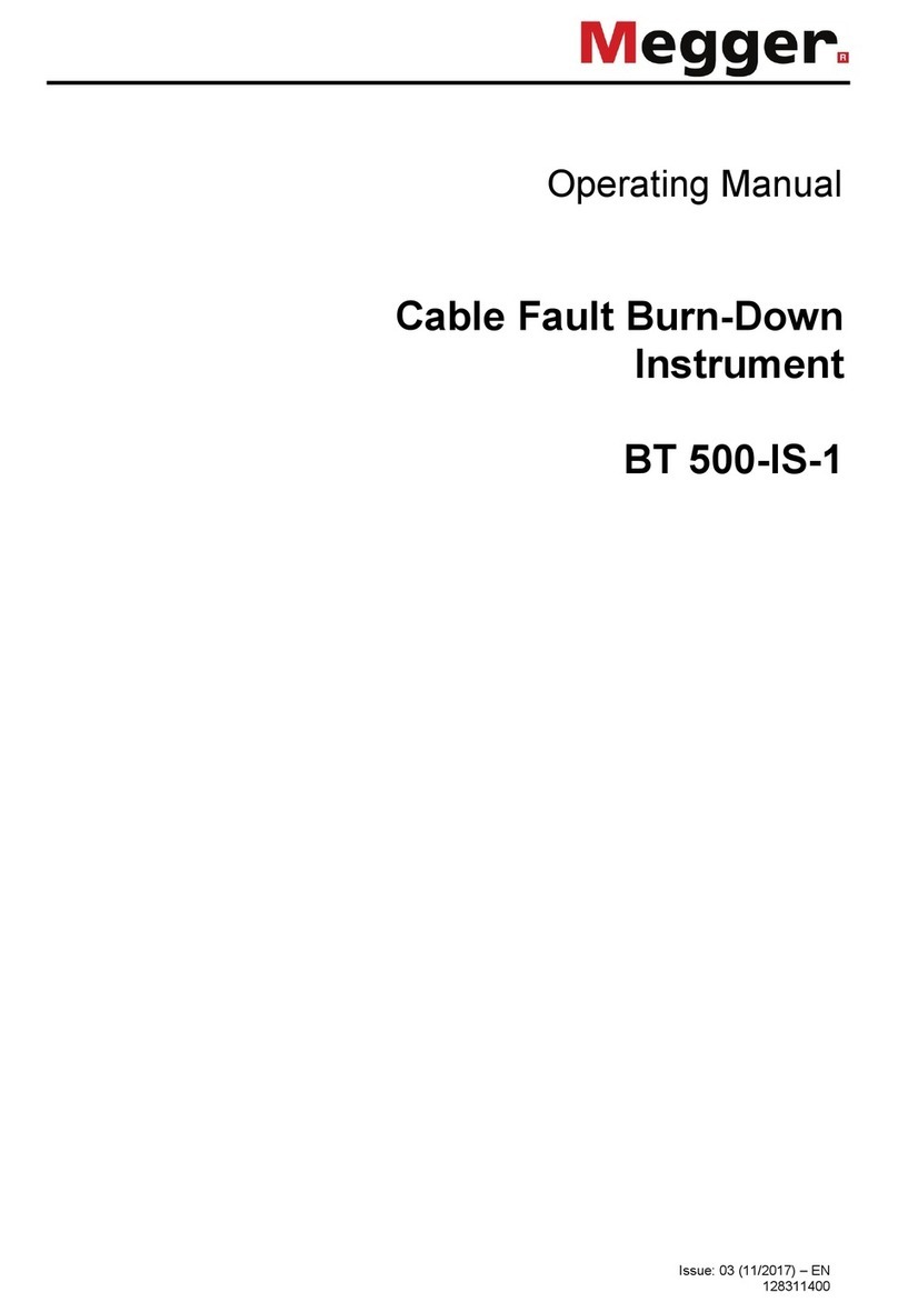 Megger BT 500-IS-1 operating manual