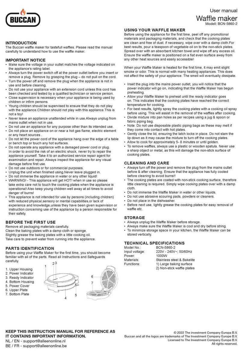 Buccan BCN-5860-2 User manual