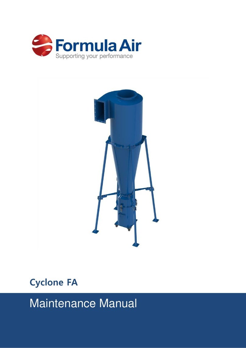 Formula Air Cyclone FA User manual