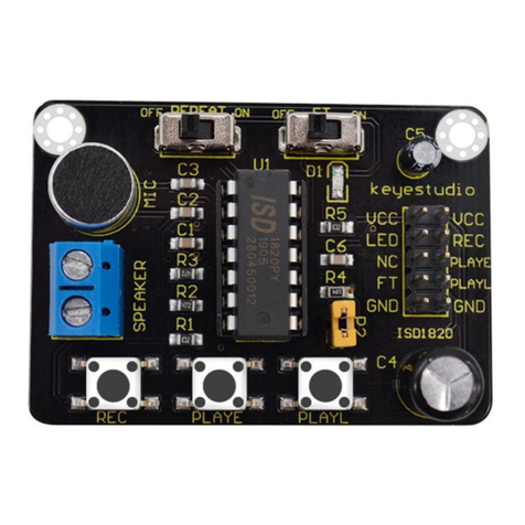 Keyestudio ISD1820 quick start guide