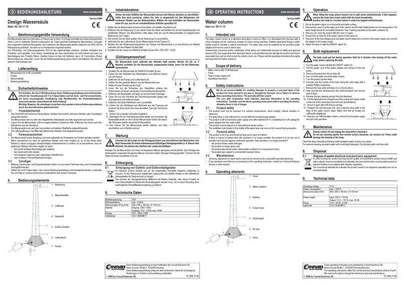 Conrad Electronic 59 11 10 operating instructions Conrad Electronic 59 11 10 operating instructions