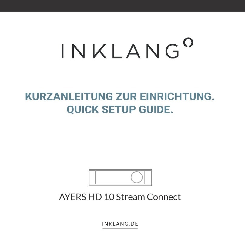 Inklang AYERS HD 10 Quick setup guide
