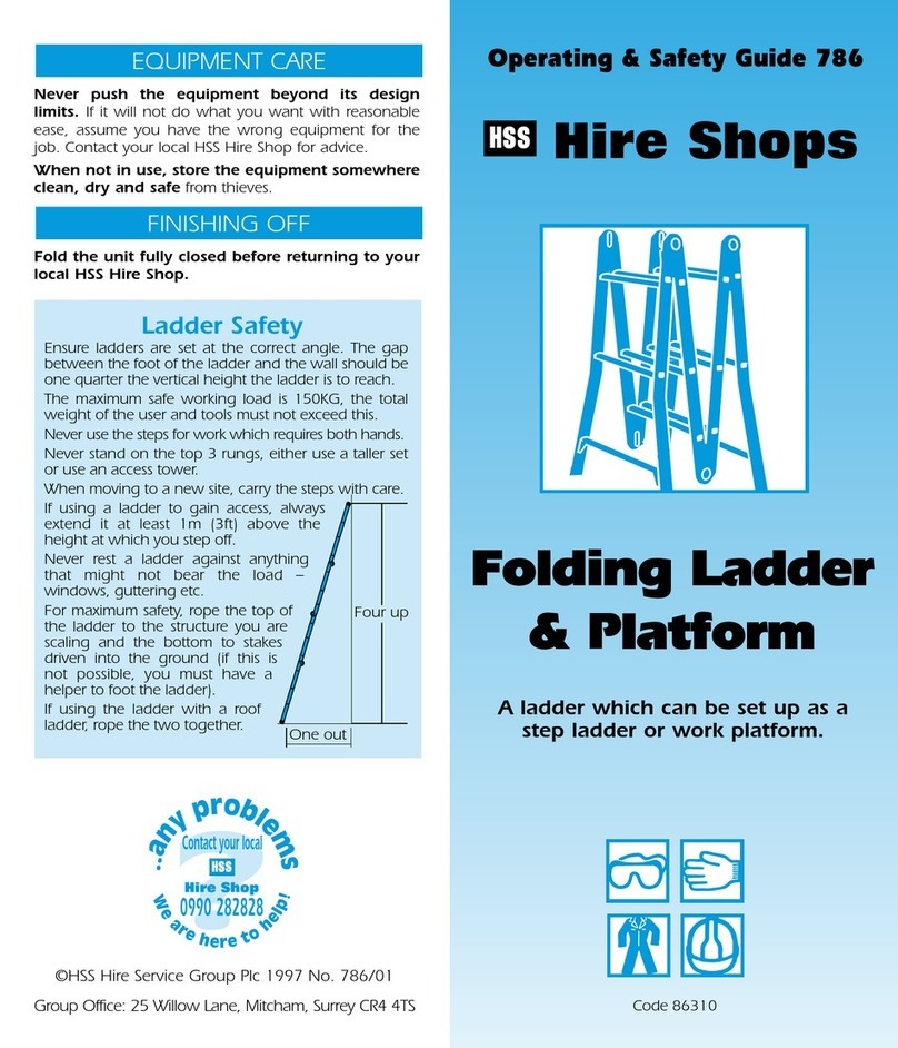 HSS Hire 86310 Troubleshooting guide