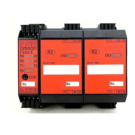 Omron F3SX-E User manual