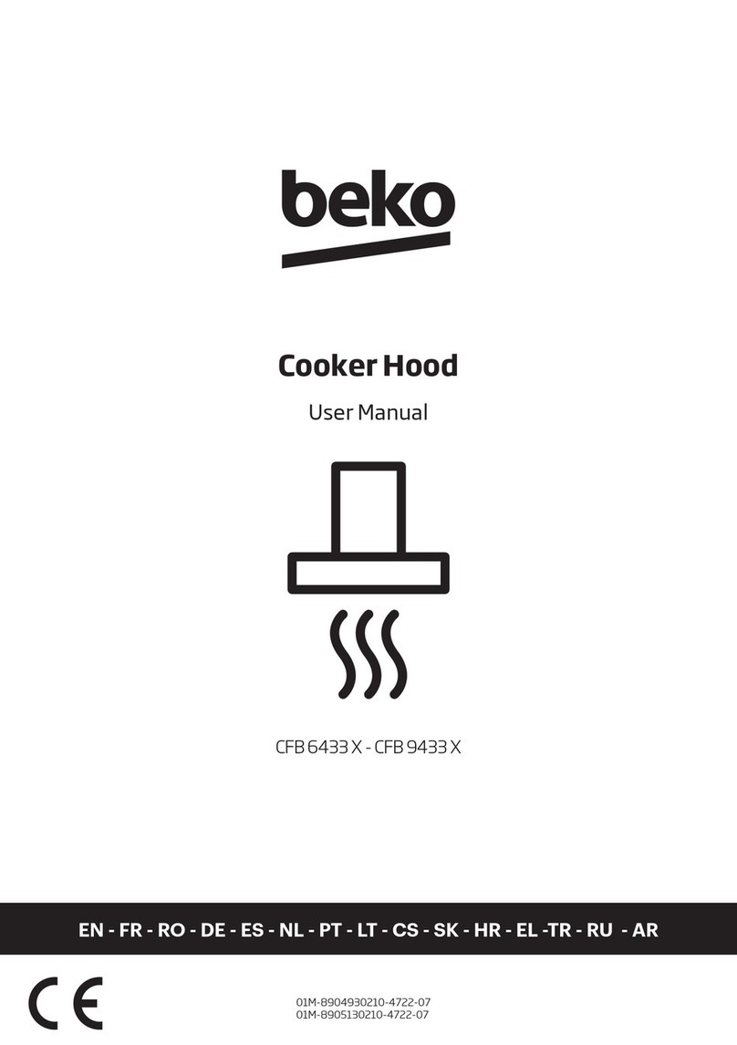 Beko CFB 6433 X user manual