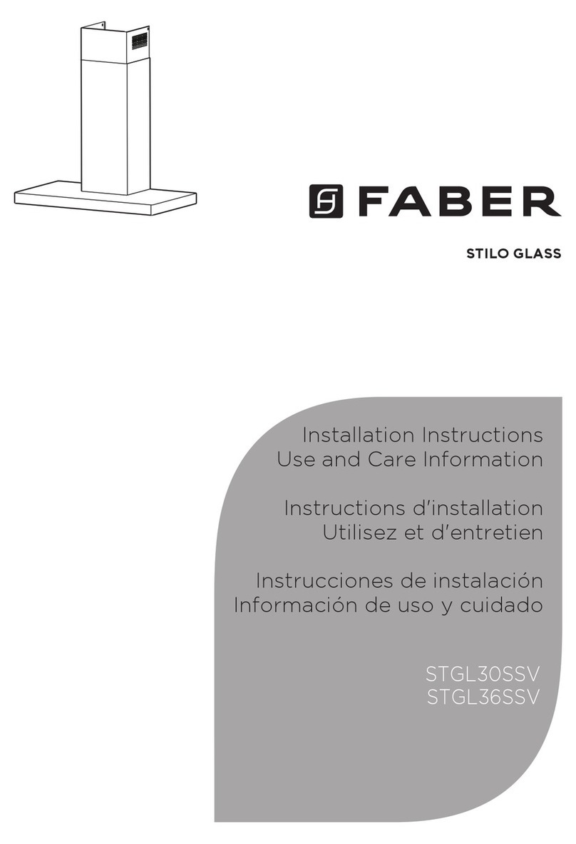 Franke Faber Stilo Glass STGL30SSV User manual