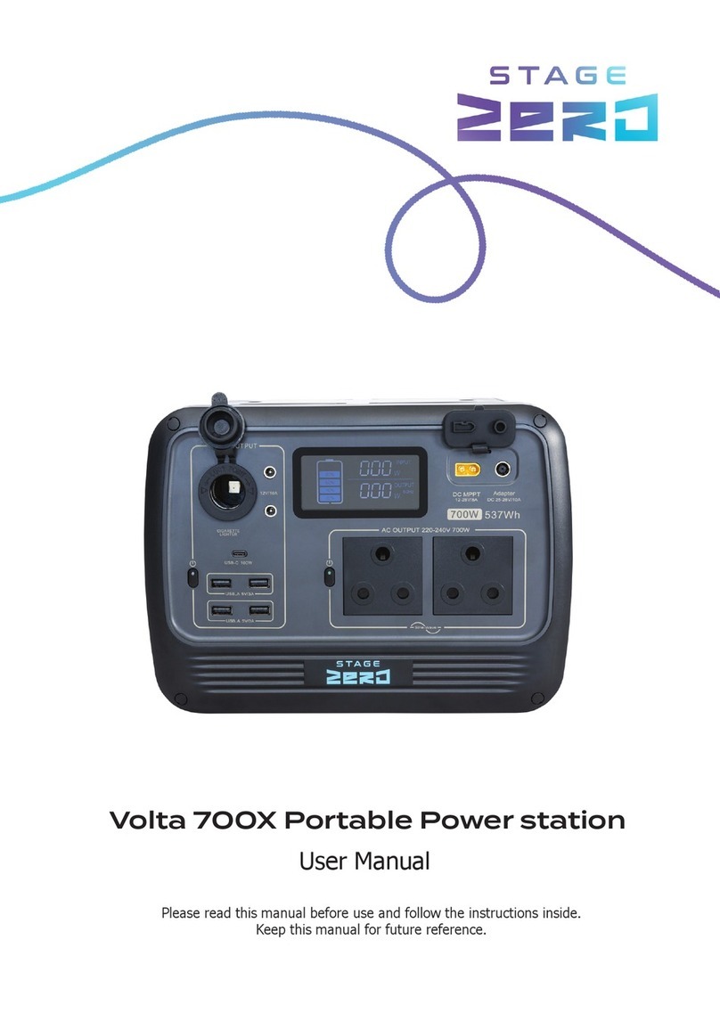 Stage Zero Volta 700X user manual