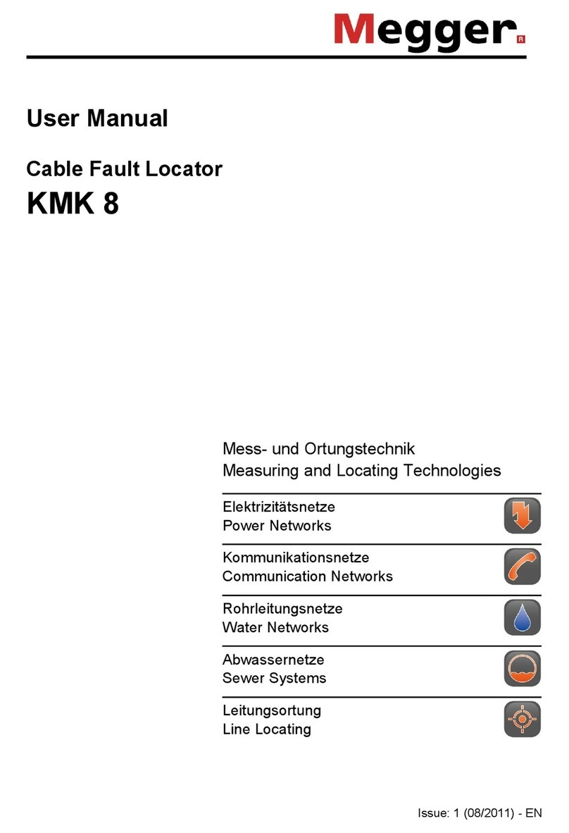 Megger KMK 8 user manual