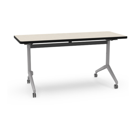 WB Mfg FLIP TOP RECTANGLE TABLE User manual WB Mfg FLIP TOP RECTANGLE TABLE User manual