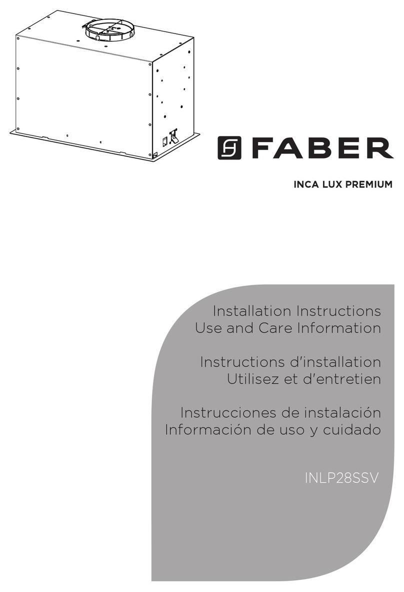 Franke Faber Inca Lux Premium INLP28SSV installation instructions