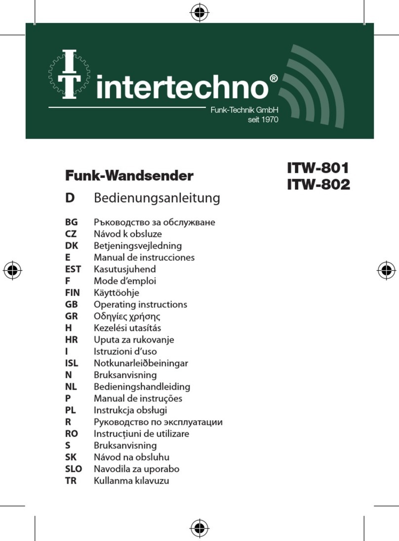 INTERTECHNO ITW-801 User manual