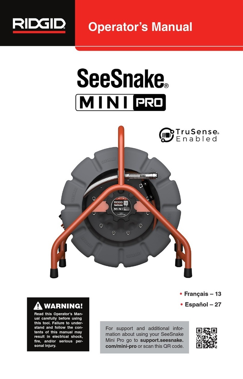 RIDGID SeeSnake MINI PRO Operator's manual