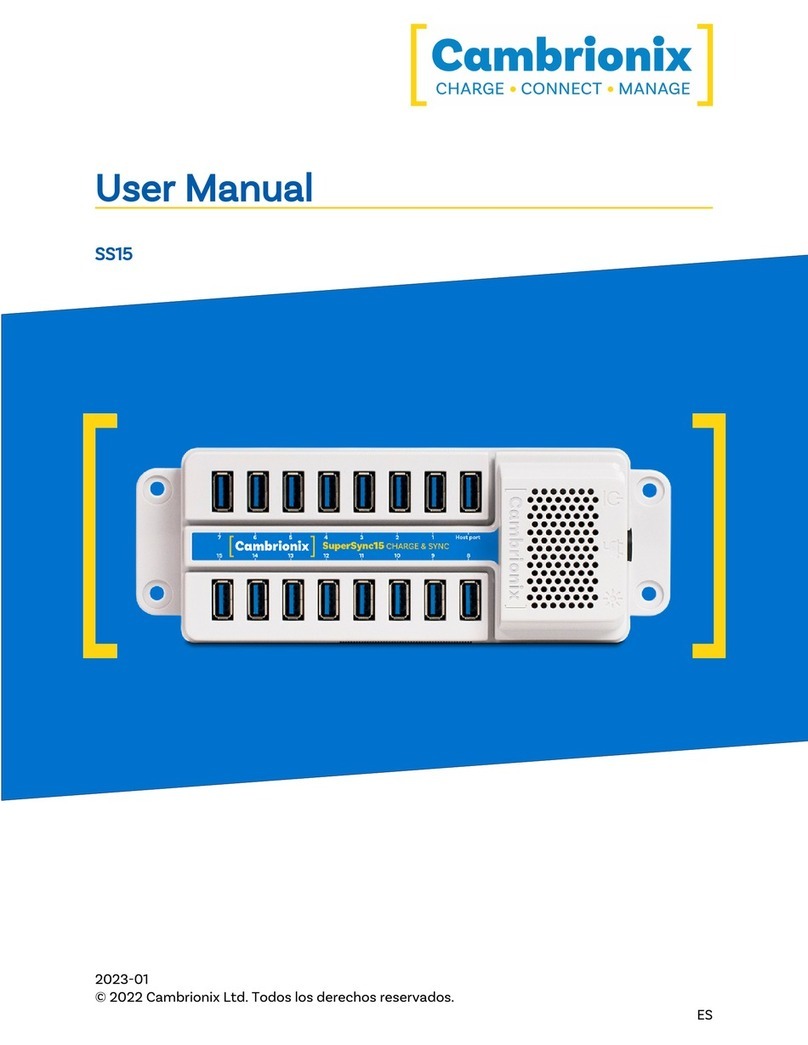 CAMBRIONIX SS15 User manual