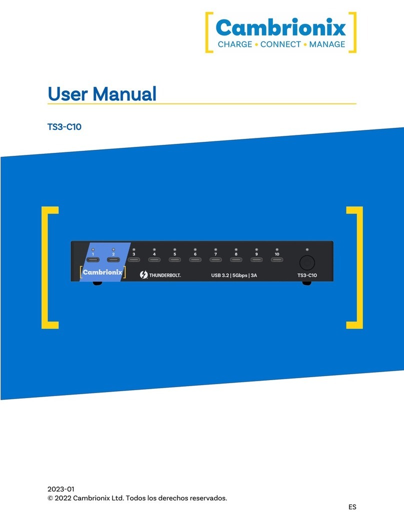 CAMBRIONIX TS3-C10 User manual