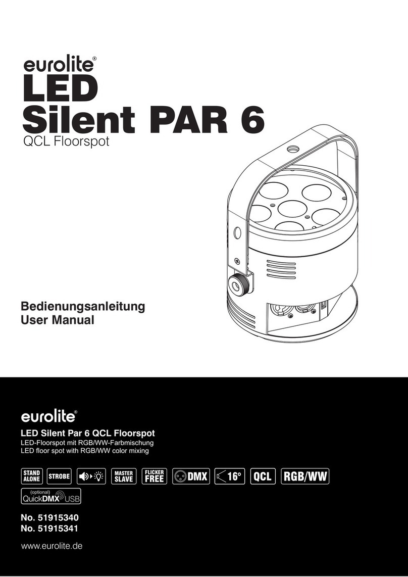 EuroLite LED Silent PAR 6 User manual