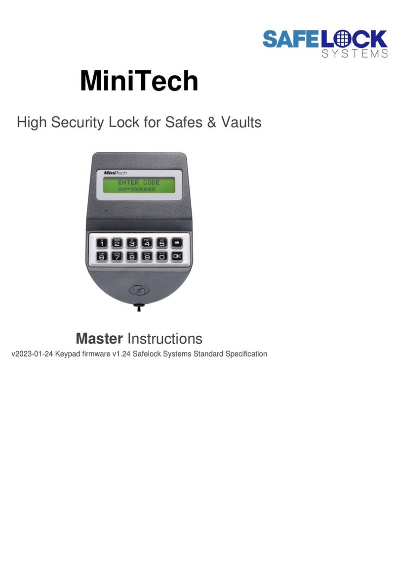 Safelock Systems MiniTech instructions