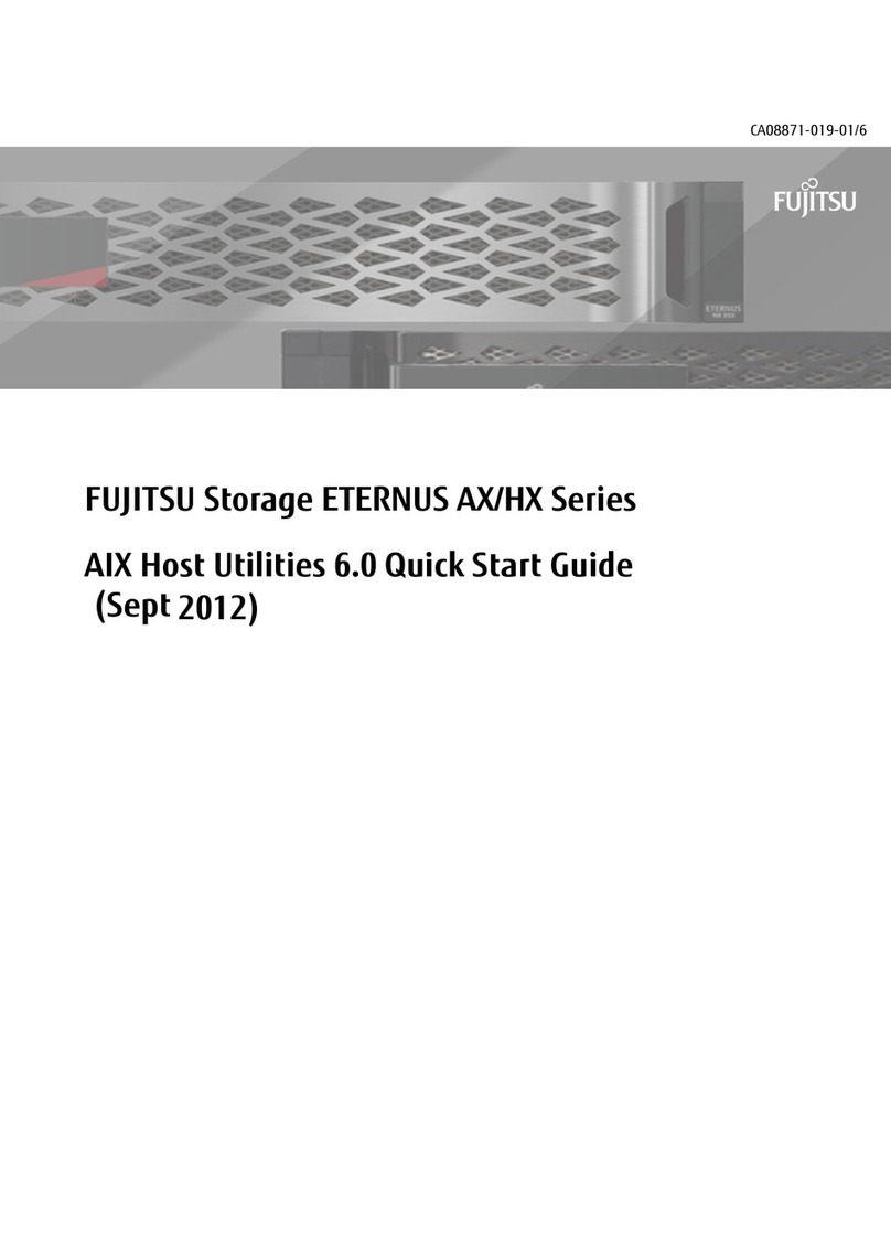 Fujitsu ETERNUS AX Series User manual