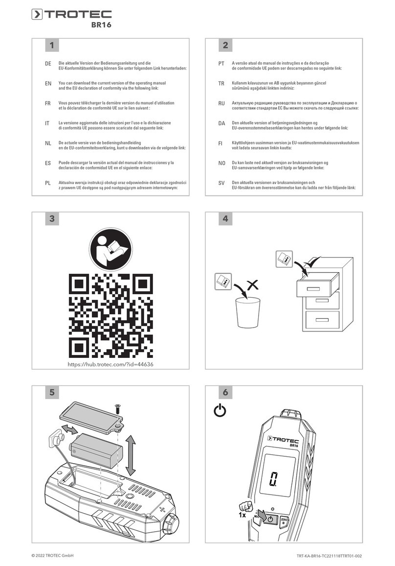 Trotec BR16 User manual