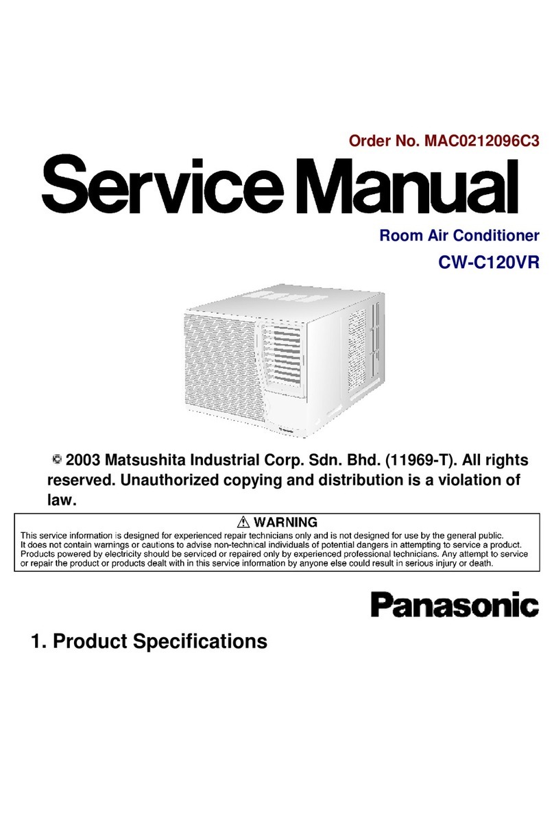 Panasonic CW-C120VR User manual