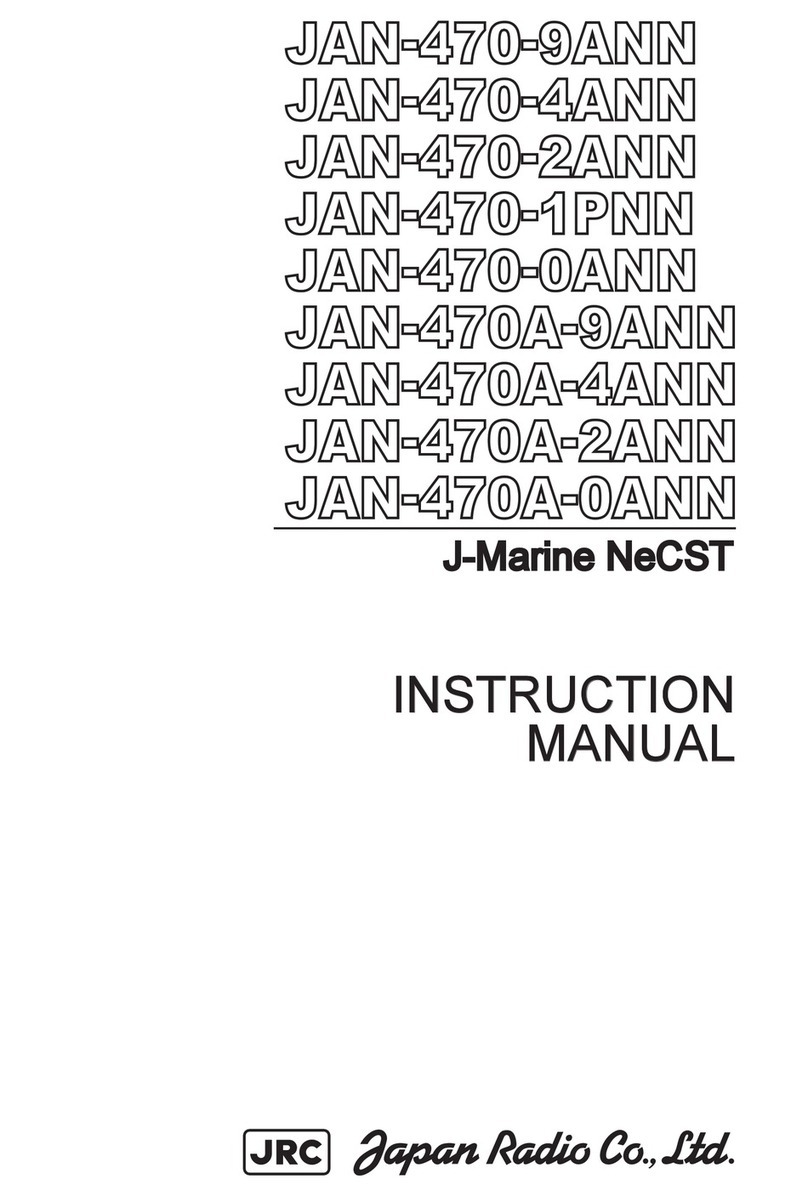 JRC J-Marine NeCST JAN-470 Series User manual