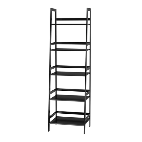 WTZ Bamboo Home Ladder Bookshelf installation manual WTZ Bamboo Home Ladder Bookshelf installation manual