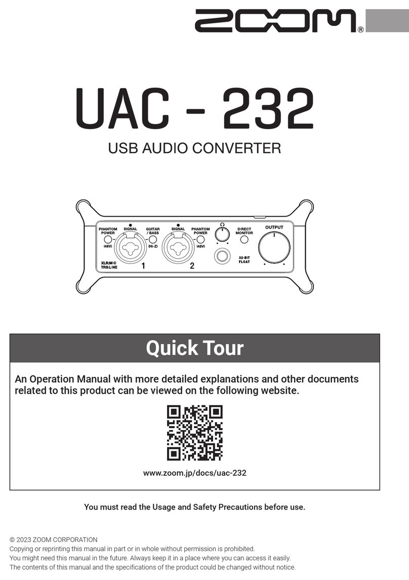Zoom UAC-232 QuickTour