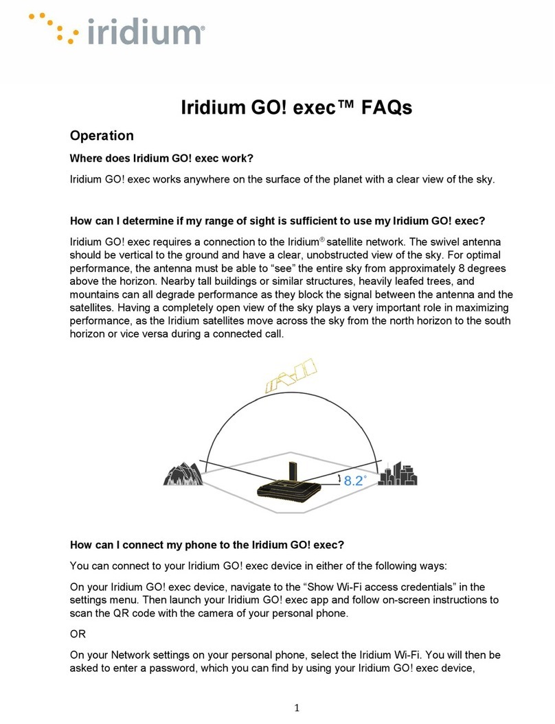 Iridium GO! exec Dimensions