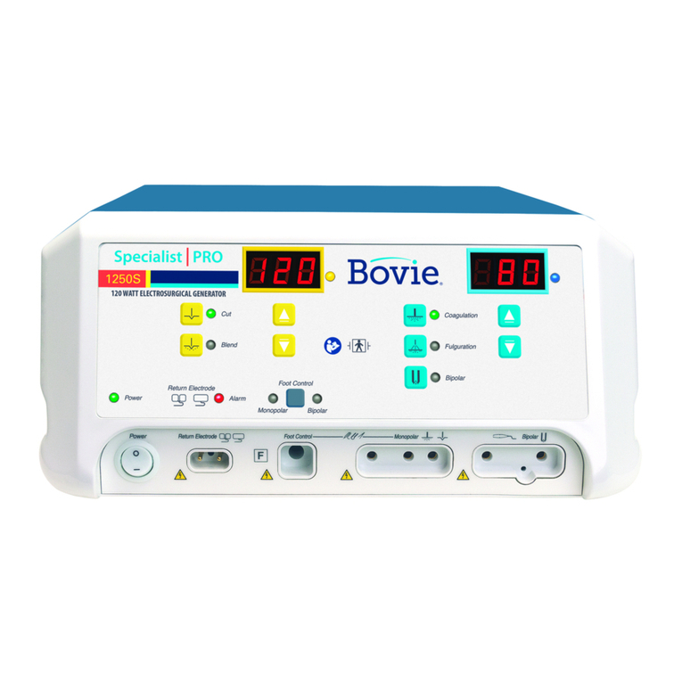 Bovie SPECIALIST PRO Service guide