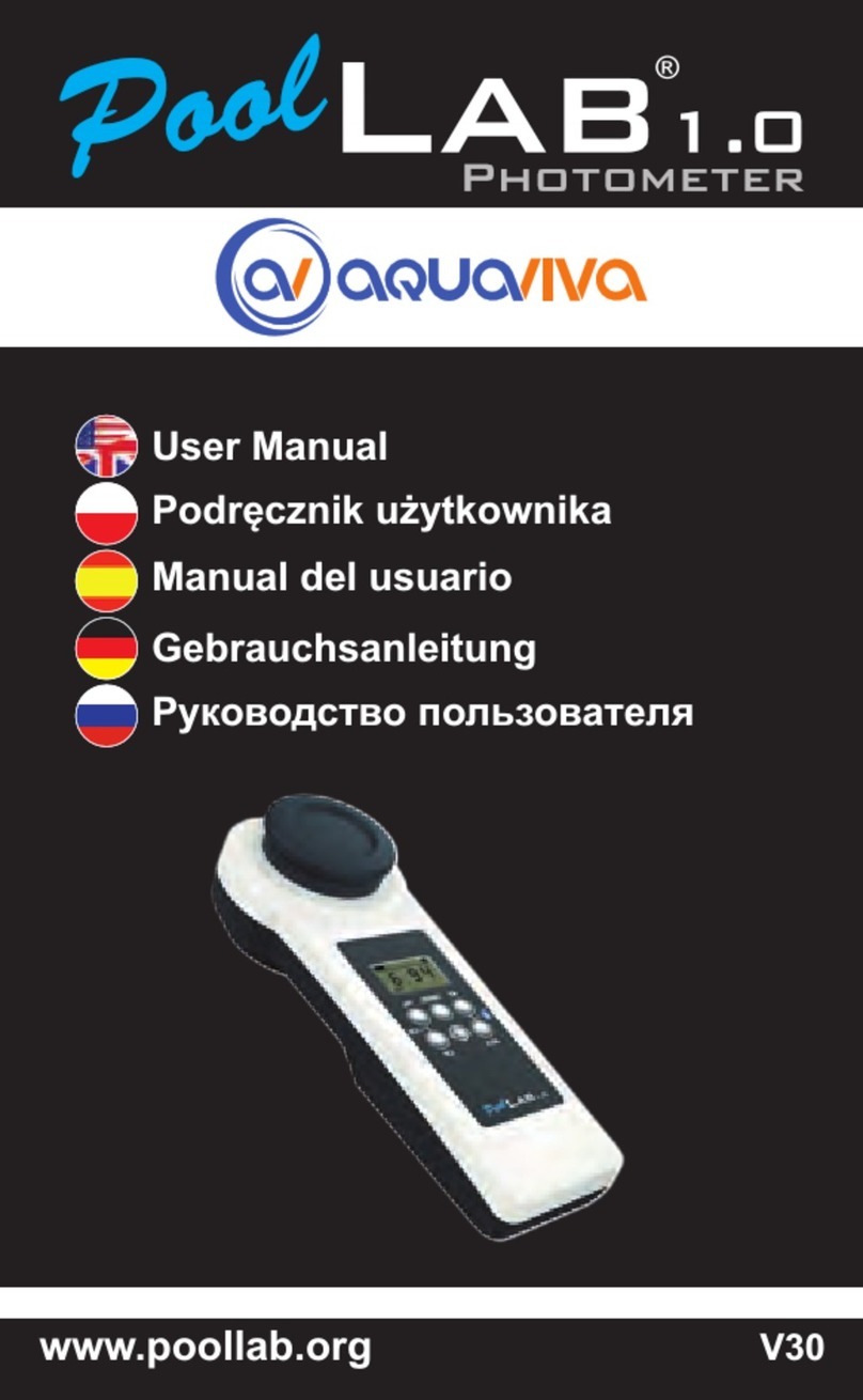 AquaViva POOL LAB 1.0 User manual