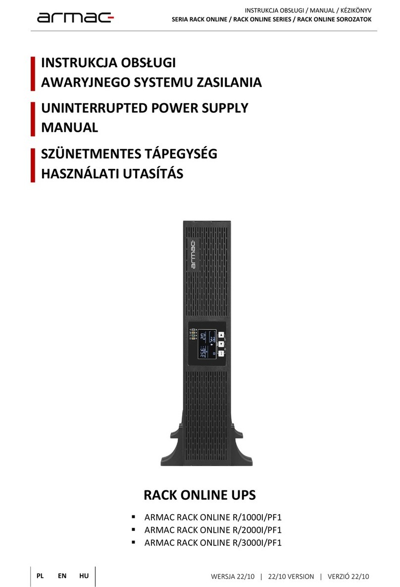 ARMAC RACK ONLINE Series User manual