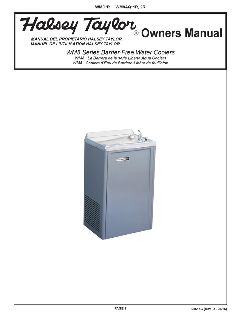 Halsey Taylor WM8 Series User manual