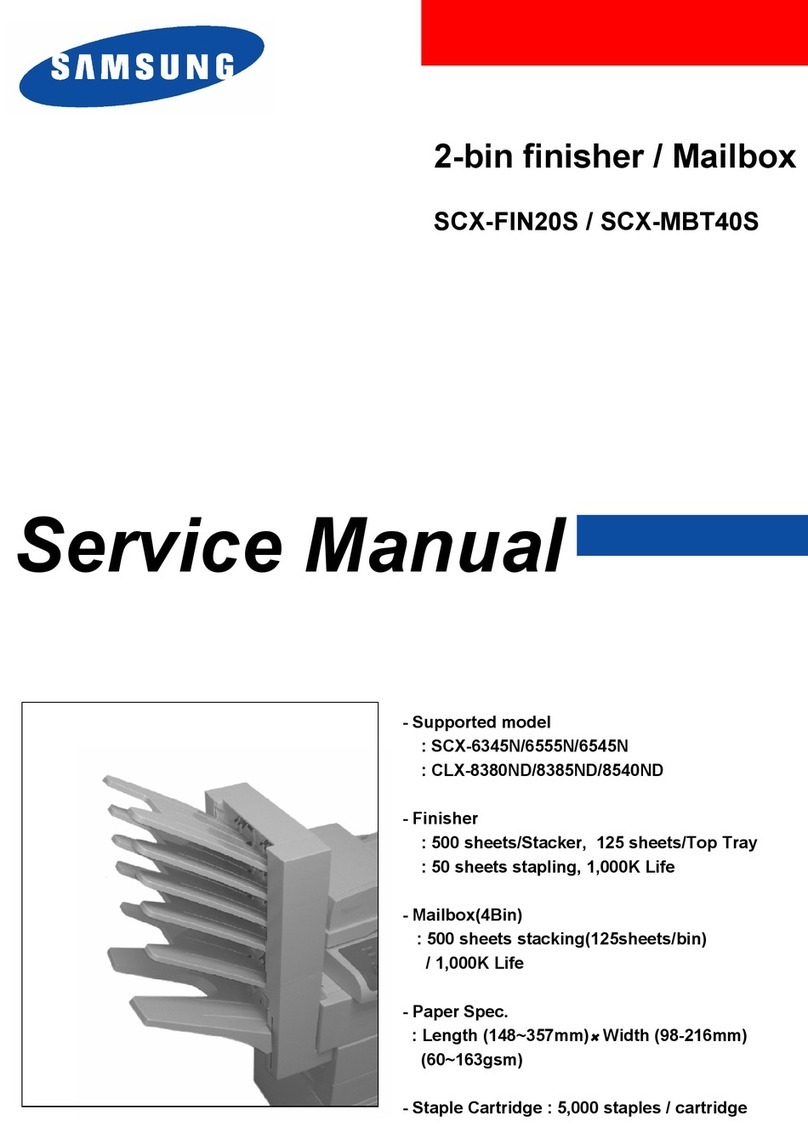 Samsung SCX-FIN20S User manual