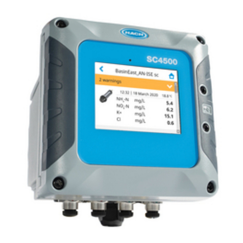 Hach SC4500 Quick manual