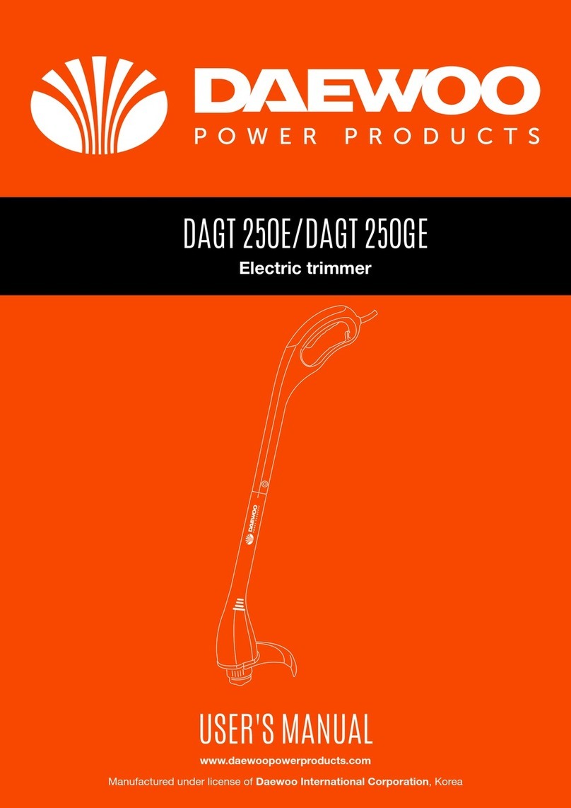 Daewoo DAGT 250E user manual