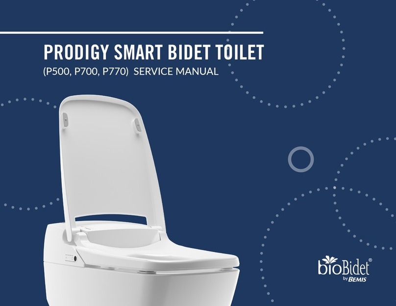 BEMIS bioBidet PRODIGY P500 User manual