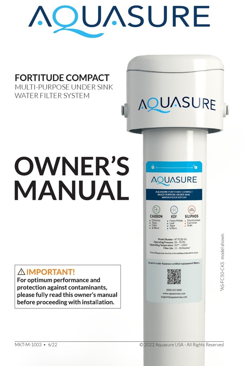 AquaSure FORTITUDE COMPACT User manual