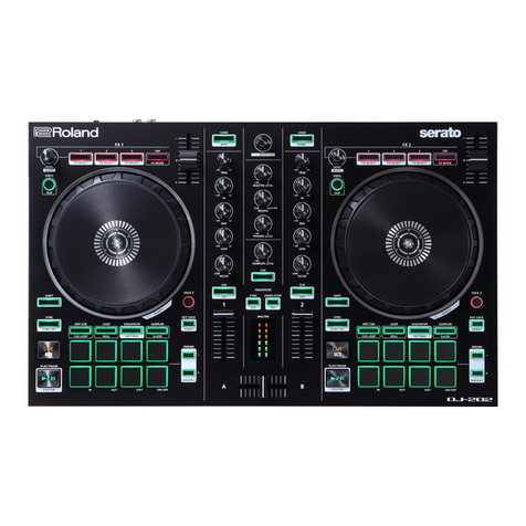 Roland DJ-202 Operating and maintenance manual