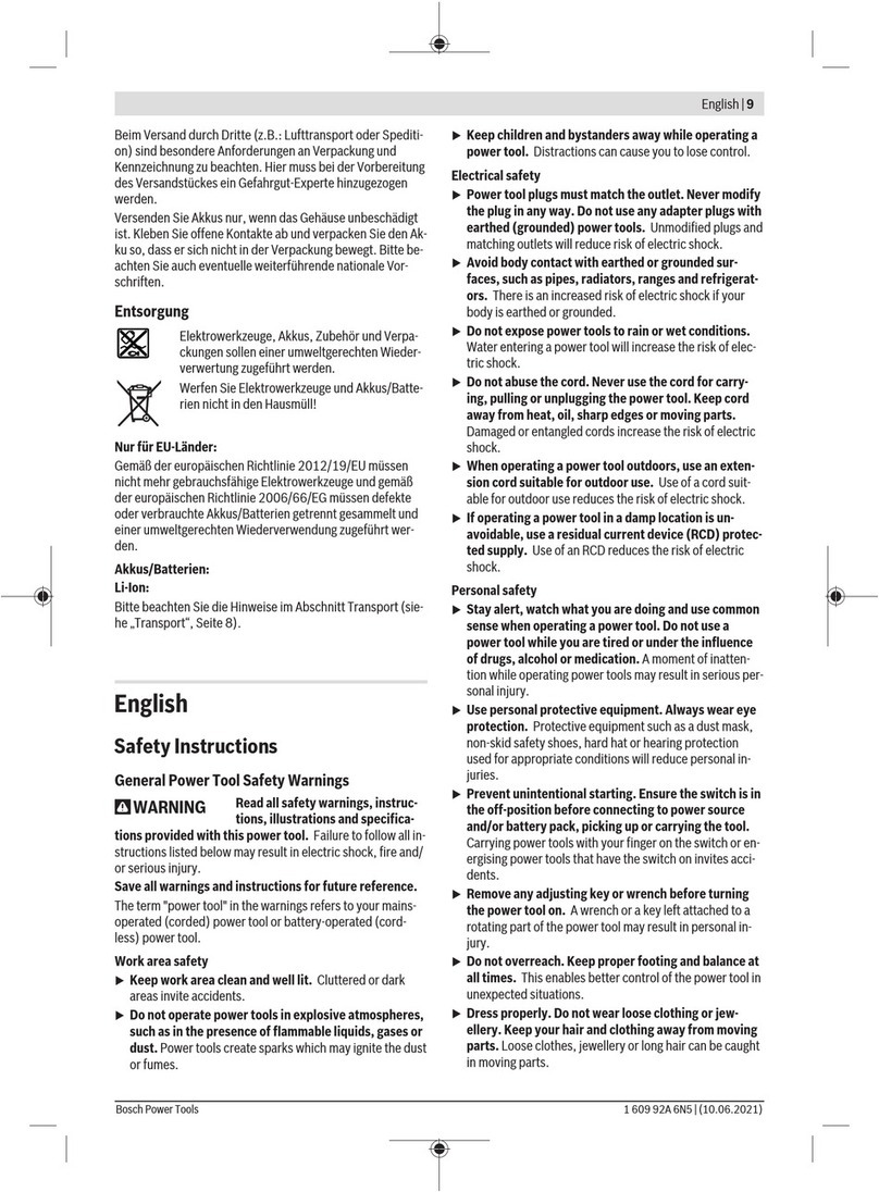 Bosch Professional GSC 12V-13 User manual