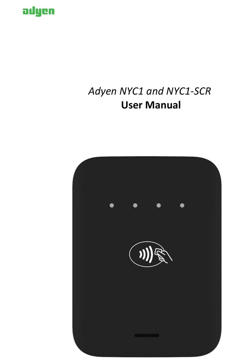adyen NYC1 user manual
