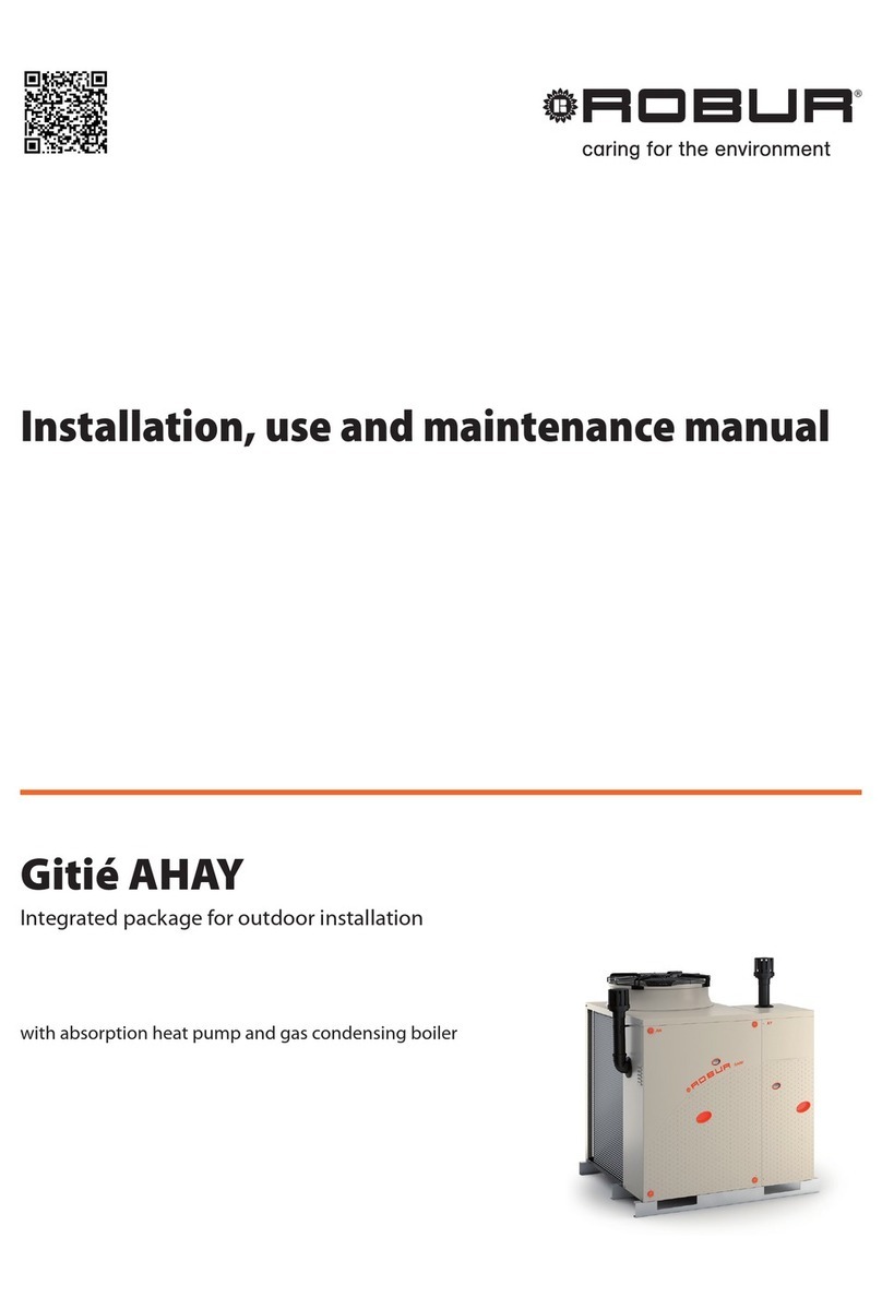 Robur Gitie AHAY35/4 manual