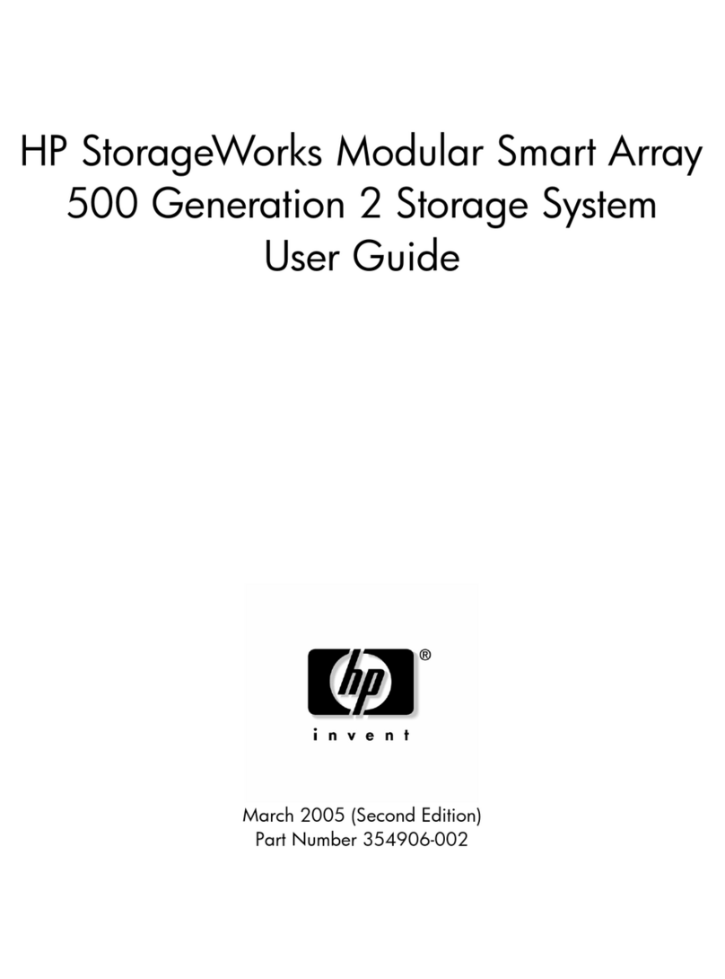 HP StorageWorks MSA500 G2 User manual HP StorageWorks MSA500 G2 User manual